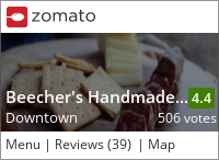 Beecher's Handmade Cheese on Urbanspoon