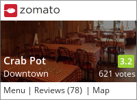 Crab Pot Restaurant & Bar on Urbanspoon