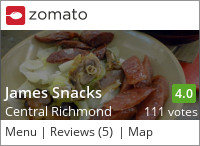 James Snacks 占士叻煲仔飯 on Urbanspoon