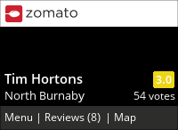 Tim Hortons (SFU) on Urbanspoon