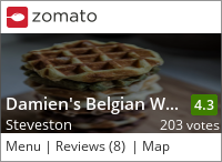 Damien's Belgian Waffles on Urbanspoon