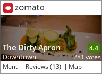 Dirty Apron on Urbanspoon