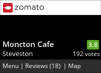 Moncton Cafe on Urbanspoon