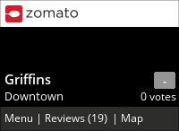 Griffins on Urbanspoon