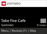 Take Five Cafe on Urbanspoon