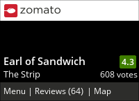 Earl of Sandwich on Urbanspoon