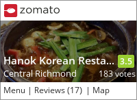Hanok Korean Restaurant 韓屋 on Urbanspoon