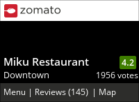 Miku Restaurant on Urbanspoon