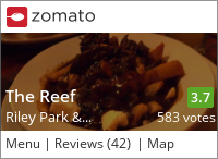 The Reef on Urbanspoon