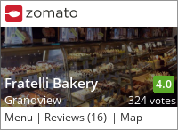 Fratelli Bakery on Urbanspoon