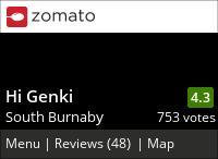 Hi Genki on Urbanspoon