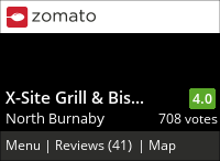 X-Site Grill and Bistro on Urbanspoon