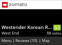 Westender Korean Restaurant on Urbanspoon