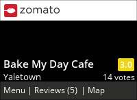 Bake My Day Cafe on Urbanspoon