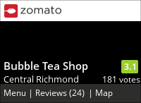 Bubble Tea Shop on Urbanspoon