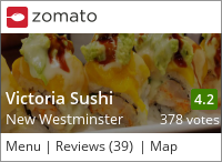 Victoria Sushi on Urbanspoon