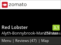 Red Lobster on Urbanspoon