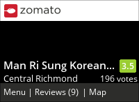 Man Ri Sung Korean Restaurant 萬里城 on Urbanspoon