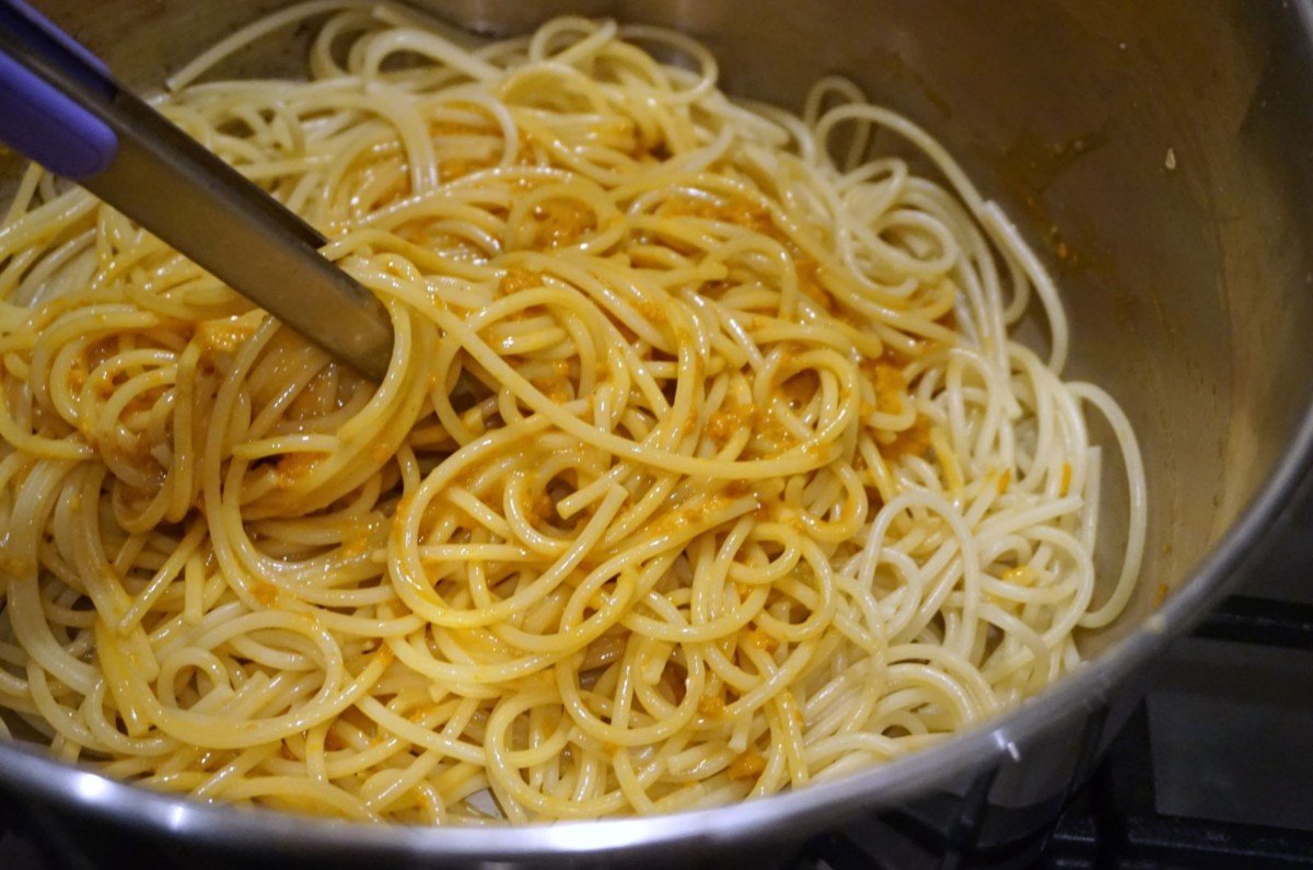 Easy Uni (Sea Urchin) Pasta with Ikura Recipe - EATING with Kirby